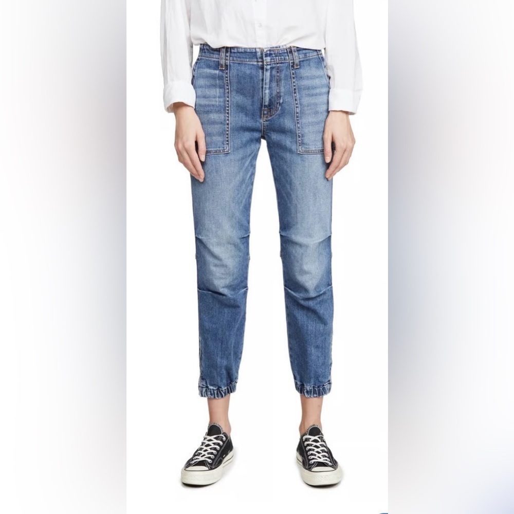 Nili Lotan cropped military jeans size 27